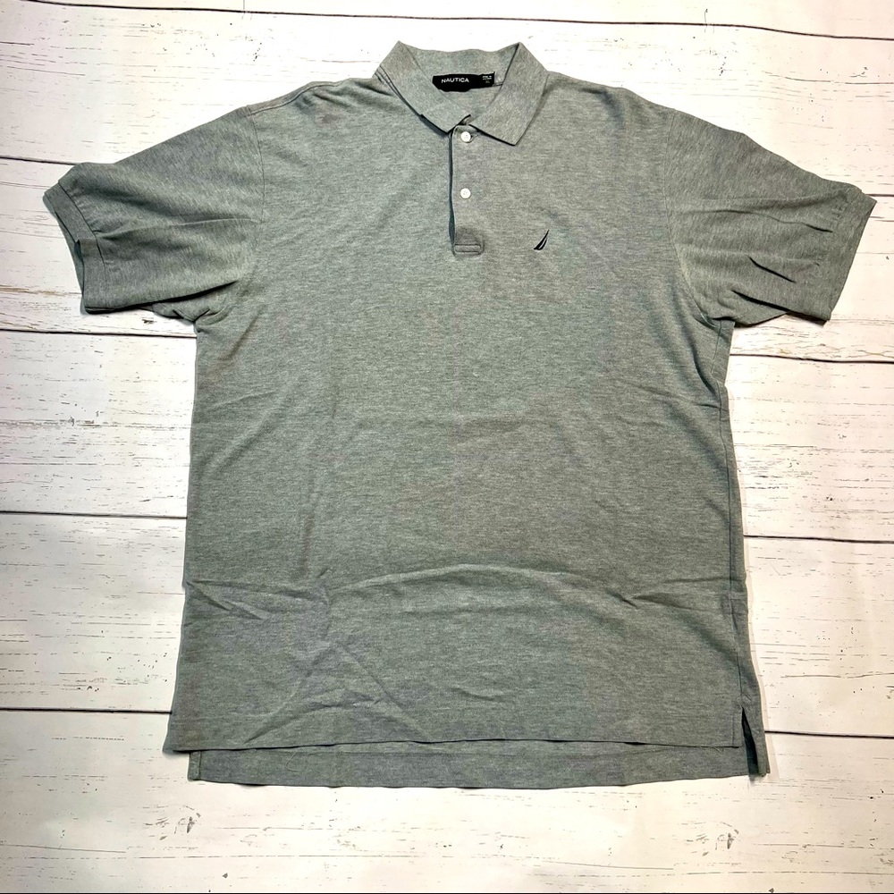 Gray Nautica Polo Shirt Size XL